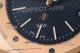 swiss replica Audemars Piguet Royal Oak Extra-Thin 15202 black face rose gold watch (5)_th.jpg